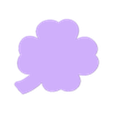 ShamrockInsetA.stl Free STL file Shamrock 4-leaf clover coin or pendant・3D print design to download