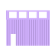 Factory Side Wall Open.stl HO scale Mini factory