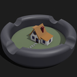Screenshot-2784.png Minimalist Ashtray with House