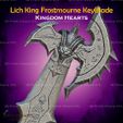 5.jpg Lich King Frostmourne Key Blade Cosplay Kingdom Hearts - STL File 3D print model