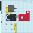 d9_Extruder_exploded_3.JPG Free STL file Wanhao Duplicator 9 D9 Carriage and print head・3D printer model to download