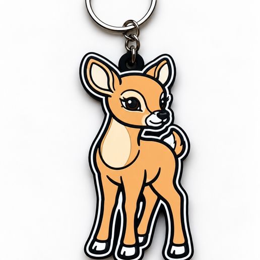 Adorable Deer Keychain