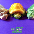 3.png STL file Flexi Hiding Turtle Bath Toy・Template to download and 3D print