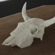 cow.png Kuhschädel