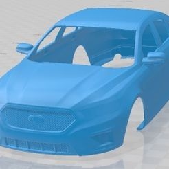 Ford-Taurus-Sedan-2013-1.jpg 3D file Ford Taurus Sedan 2013 Printable Body Car・3D printable model to download