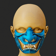 Front-Head.png Archivo 3D Máscara Oni・Plan de impresora 3D para descargar