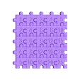 MultiTable5x5.stl Sequence of Cubic Numbers and Multiplication Table