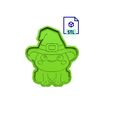 359992051_567461112266739_1597295063020809785_n.jpg Kawaii Frog witch cookie Cutter and Stamp Set 2 piece file