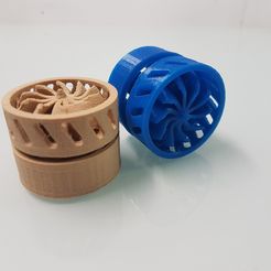 20170418_184831.jpg Free STL file One part fan / turbine with gearing・Model to download and 3D print