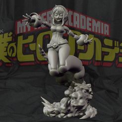 cover1.jpg Fichier 3D Ochako Uraraka - Mon héros Academia 3d print figurine・Modèle imprimable en 3D à télécharger, pako000