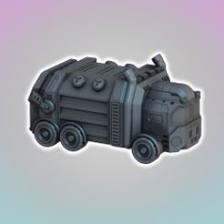 Garbage-Truck.jpg STL file Flatline City – Garbage Disposal Truck・3D printing design to download