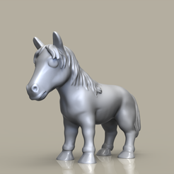 cabllo.291.png Fichier STL MODÈLE DE CHEVAL EN 3D・Objet imprimable en 3D à télécharger
