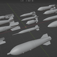 2.png WW2  Multiple equivalents  aircraft  Aerial bomb