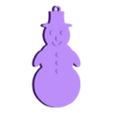 neu.stl Snowman keychain