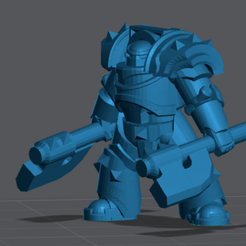 Butcher-Boys-15mm.png Free STL file Moon Muncher Butcher Boys 15MM・3D printable model to download