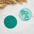 Cookie-Cutter-Swimming-4.jpg Swimming Cookie Cutter Set 3D STL - Pool Party Baking Tool for Sports Cookies, Fondant & Dough - Swim Team Theme
