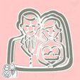 31-2.jpg Cortadores de galletas para el día de la boda - novia y novio (retrato) (estilo 3)
