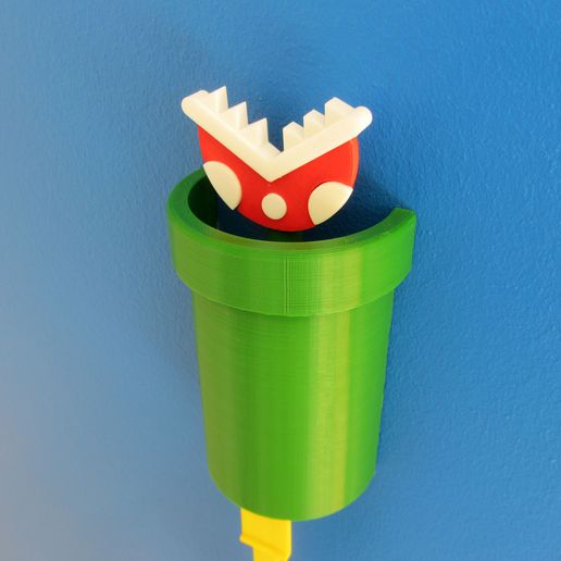 Plante-carnivore-porte-clé-Mario-1.jpg Porte clés plante carnivore