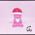 Piggy-Santa_TG.jpg Fichier STL gratuit Piggy - Modules complémentaires de Noël・Plan pour imprimante 3D à télécharger
