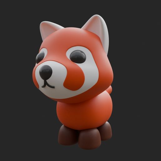 🐼 Red Panda Adopt Me! Fan Art・ STL File for 3D printing・Cults