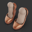 untitled.157.png shoes + foot / 9 3d shoes / model for bjd doll / 3d printing / 3d doll / bjd / ooak / stl / articulated dolls / file