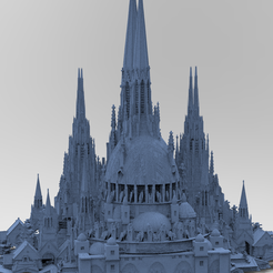 untitled.2023.png Archivo OBJ Ciudad de la Torre de la Fortaleza Persa del Desierto・Modelo imprimible en 3D para descargar