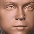 21.jpg Archivo STL Busto de Greta Thunberg para impresión 3D・Modelo para descargar e imprimir en 3D