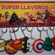 FOTO PUBLI OK.png Set x10 super hero keychains ( WORK FROM HOME)