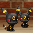 Umbreon07.png Eeveelutions Chibi Fanart 19+ models Pokemon