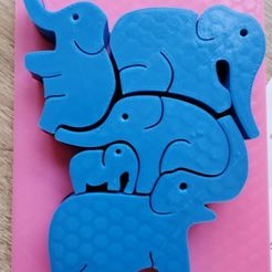 20190719_165024.jpg Free 3D file Tray for Balancing Elephants・Template to download and 3D print