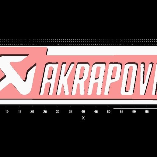 Akrapovic keyhanger - 3D model önizlemesi