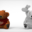 untitled.376.png Valentine's Day Bear 2 x 1 Heart without support