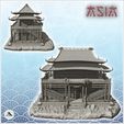 2.jpg Big asian building with double access stairs (36) - Asia Terrain Clash of Katanas Tabletop RPG terrain China Korea
