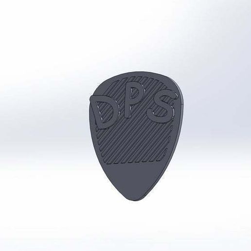 Pua Pick Guitar - 3D model önizlemesi