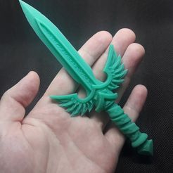 1.jpg STL file Rune dagger・3D print model to download