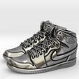 1.jpg Fichier STL NIKE AIR JORDAN 1 FINGER SNEAKERS・Design imprimable en 3D à télécharger