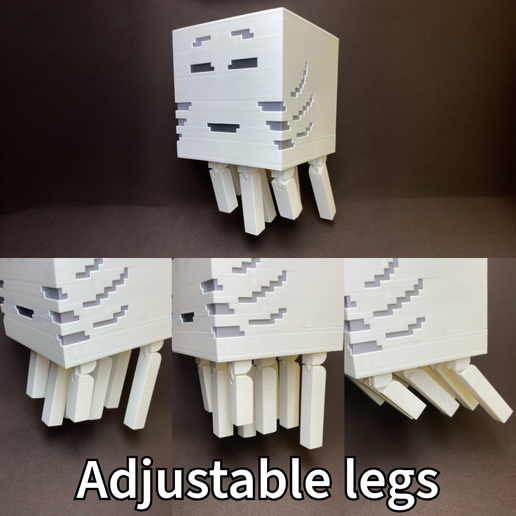 Happy-ghast-adjustable-legs.png 威廉与木乃伊 13 - 铰接模型包 - 快乐食尸鬼版