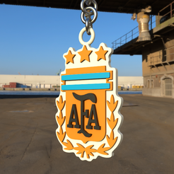 untitled.757.png Archivo STL LLAVERO-- AFA -- CAMPEON -- KEYCHAIN -- 2023・Plan de impresión en 3D para descargar