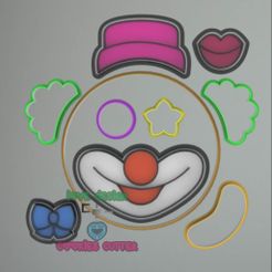 338736017_746389900369691_857861425253515827_n.jpg STL file CUTTER + CLOWN LOLLIPOP MARKER・3D printing design to download