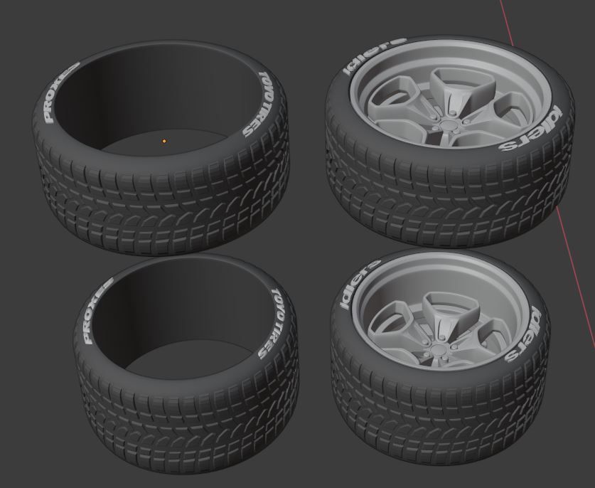 b1.JPG Download file RWB HHR Style Wheels: Front and Rear Set • 3D printable object, BlackBox