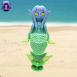 Chibi-Mermaid04.png Flexi Mermaid - Chibi Mermaid - Articulated
