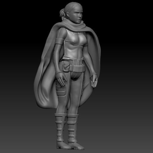 screenshot.3267.jpg STAR WARS Padmé - FIGURINA IN STILE VINTAGE DA 3,75"