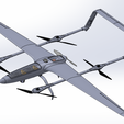 Destiny-Uav-carbon-fiber-airframe-cad-3.png Destiny VTOL UAV – Professional Long-Endurance Composite Airframe Platform