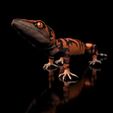 GoniurosaurusSzeneDark7.jpg Japanese Cave Gecko-Goniurosaurus orientalis-STL with Full-Size Texture-High-Polygon 3D Model incl. Zbrush-Originals