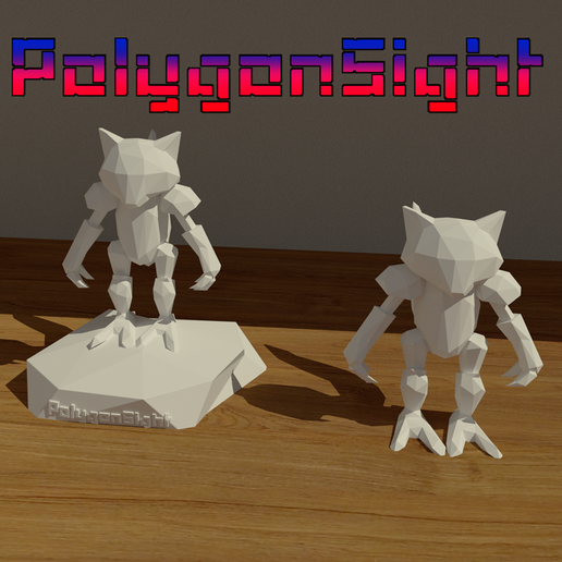 Open pokemon Lowpoly model - 3D model önizlemesi