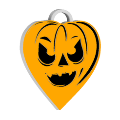 cute-halloween-2.png STL-Datei Verzauberter Kürbis Schlüsselanhänger・3D-Druck-Idee zum Herunterladen