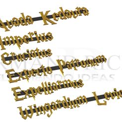 7.jpg Fichier STL PANNEAUX DE NOËL HARRY POTTER・Design pour imprimante 3D à télécharger