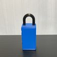 IMG-1445.jpg STL file 4-digit combination lock・Template to download and 3D print