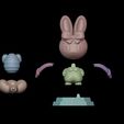 Ribunny-Parts.png Ribbuny Easter - Palworld Figure