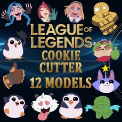1.jpg League of Legends - Cookie Cutter - Cortador de Galletas - lol